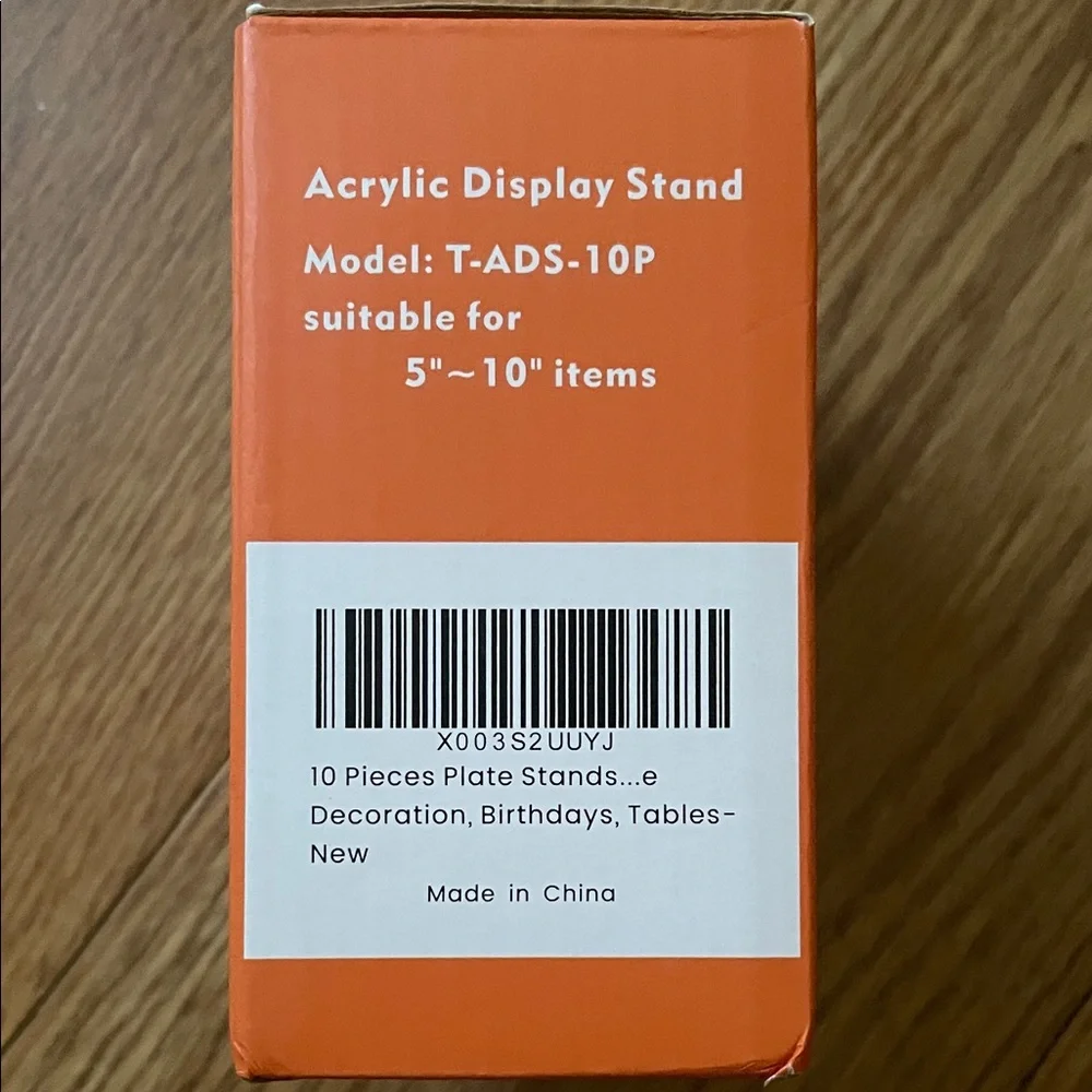Handbag Acrylic Display Stand - Clear (10 pack per box)